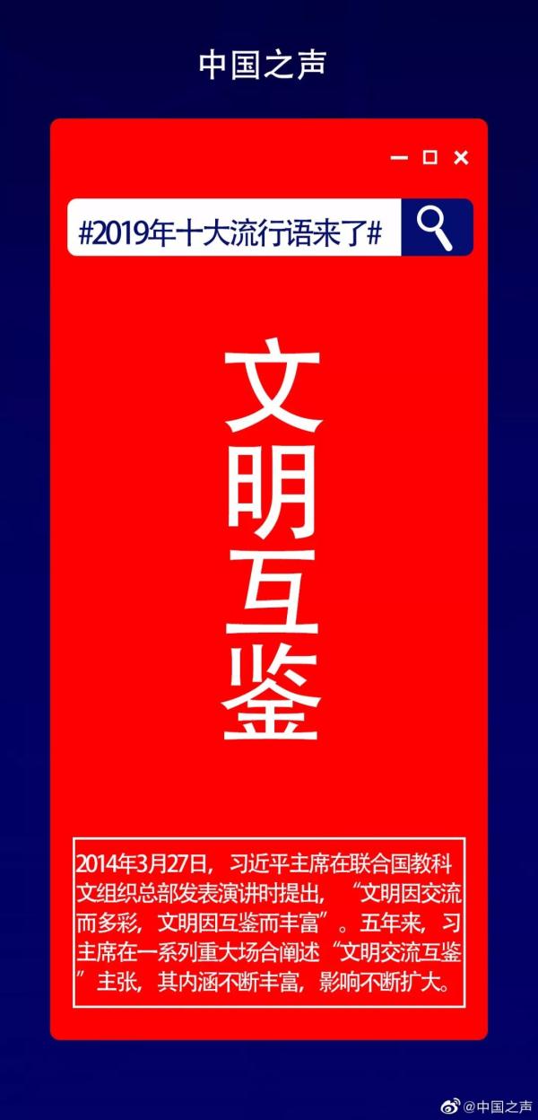 2019十大流行语发布!你想到的第一个词是?